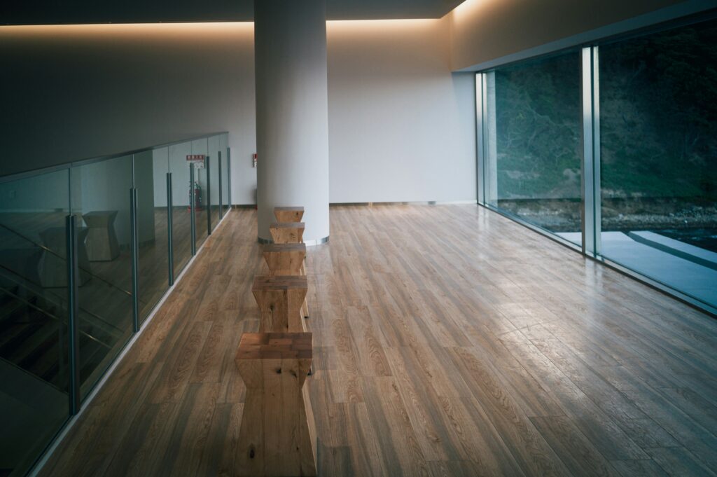 clean hardwood floor